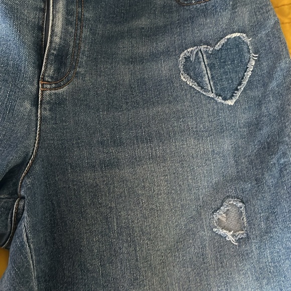 INC International Concepts Jeans with heart patches size 12 - Picture 5 of 9